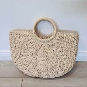 Straw Tote Bag like new